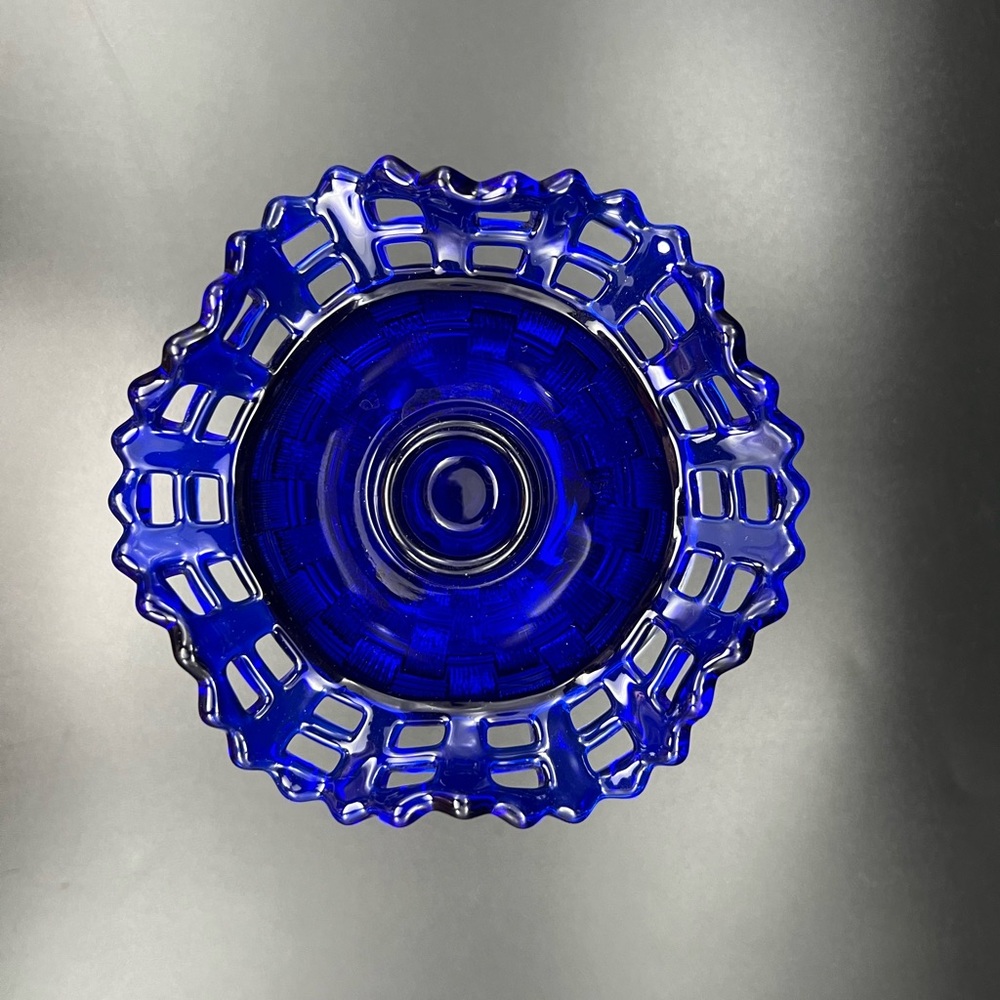 Vintage Glass Candle Holder